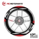 17'' Rim Wheel Sticker Vinyl Decal J10 For Yamaha FJ09 FJR1300 FZ6R FZ07