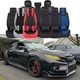 For Honda Accord Civic Hatchback Car Seat Covers Full Set Leather 5-Seat Cushion