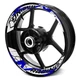 17 inch Vinyl Wheel Rim Stickers S27W For Yamaha FZ09 MT-09 18 19 20 21