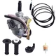 Carburetor & Handle Grip Bar & Throttle Cable For Honda Z50R 1979-1999 Carb