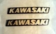 VTG Kawasaki Z1 & KZ1000 900 400 R & L Side Fuel Tank Badge set 56014-1014