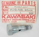 1 NOS Kawasaki Fuel Drain Plug 1974-1975 1971 F7, 1970 F5 OEM 92067-007 NEW