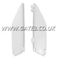 Suzuki RM250 1999-2003 White Polisport Plastic Front Lower Fork Guards