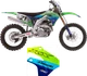 Factory Effex Candy Chrome Series Shroud and Airbox Graphics Kit for Kawasaki KX