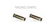 BARRACUDA knobs RACE GOLD 120mm + Tiragas for Honda XR 250 SM Dall'Ara