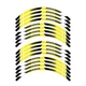 A01B For Suzuki Bandit 1200 GSF1200 97-00 Yellow Rim Sticker Decal 99 98