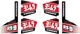 Yoshimura RS9-NB004 Muffler Decal Set (6 Pieces) for Motorcycle Exhaust