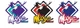 Moose Offroad Decals Multi 3-Pack