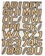 Hardline Series 700 Registration Kit - Yellow/Black with Outline Watercraft PWC
