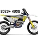 2023-2024 Husqvarna Side Plate Grip Tape Clear / 125-450cc