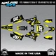 Graphics Kit for Yamaha YZ250 YZ125 (2002-2014) UFO PLASTICS Spear - Yellow
