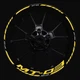 For Yamaha MT-03 MT03 17 in Wheel Hub Rim Decorative Decal Reflective StickerNEW
