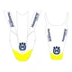 Husqvarna fender decals TC TE FC 125-450 2019-2022 White bg blue and yellow art