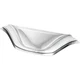 Show Chrome Contoured License Plate Cover Trim Motorcycle Street Bike 52-827