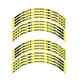 Yellow Removaeble Wheel Sticker For Yamaha MT09 MT-09 18-21 20 19