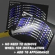 Reflective Wheel Sticker Stripes SH15 For Yamaha FZ6R 2009-2017