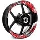 For Suzuki SV 650X 19-20 0 Wheel Inner Rim Stickers 17 inch S02W Red