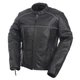 Women's Mossi Journey Leather Jacket Black Ladies Motorcycle Riding Coat