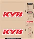 DCOR - 40-80-142 - KYB Decal Kit - Red