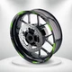 Green 17 Inch Outer Rim Sticker Stripe Decal L02B For Kawasaki ZX10RR Ninja