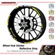 For Yamaha MT09 MT-09 TRACER Motorcycle Reflective Rim Wheel Decal Sticker Tape
