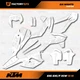 Whiteout 6 Nights Graphics Kit fits KTM 13-16 EXC EXC/F XCW 125 250 300 450