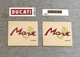 NOS Ducati Mark 3 Toolbox, Tank & Fender Stickers from Domi Racer.