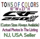 ONE CUSTOM Honda CRF250RX Die Cut Vinyl Decal Dirtbike CR Motorcycle