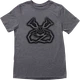 Moose Racing Youth Agroid Shadow T-Shirt Medium Gray 3032-3497
