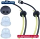 Adefol Fuel Line 2 Hole Grommet Assembly fit for Honda GX31 GX35 GX35NT GX22 GX2