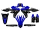 2015-2018 YZ 450 FX BINARY Blue Senge Graphics Kit Compatible with Yamaha