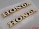 HONDA CB750 CB550 CB500 Genuine Fuel Tank Emblem "HONDA" Right & Left Set OEM