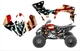 2014 - 2025 Yamaha YFZ450R 450SE graphics wrap kit 24 mil American Tattered Flag