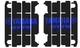 Radiator fin louver graphics for Yamaha YZ250  YZ 125 YZ125 2015-2020