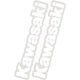 Factory Effex Fork/Swingarm Decal - Kawasaki - White | 09-44112