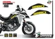 2 Stickers DUCATI Multistrada 1260 Enduro Side Tank Black Yellow Duc En Q2