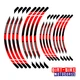 ARROW 21"18" Wheel Stickers Vinyl Decal For Honda XR650L 1993-2009 08 07 06 05