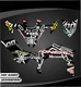Yamaha YFZ 450R 450R graphics kit 2009 2010 11 2012 2013 stickers decals kit Atv
