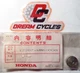 NOS GENUINE HONDA TAILLIGHT COLLAR 17207-VM6-000 NEW OEM FACTORY ORIGINAL PARTS