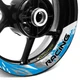 For Yamaha FZ09 MT-09 18-24 23 22 Wheel Inner Rim Stickers 17 inch S02W Aqua