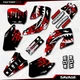 Black White Red Savage Racing Graphic Kit fit Honda Cr125 Cr250 00-01 CR 125 250