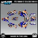 Graphics Kit for Yamaha YZ250 YZ125 YZ 250 (1996-2001) Invasion - ORANGE