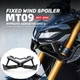 For Yamaha MT-09 MT09 Front Spoiler Winglet Aerodynamic Wing Kit 2017-2020