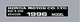 HONDA XR400R HEAD TUBE TAG  / FRAME DECAL 1990S