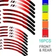 21" 18" A01B Stripe Dirt Bike Wheel Stickers For Honda CRF 230F 03-23 22 21 20