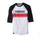 FX YAMAHA VINTAGE BASEBALL T-SHIRT / WHITE-BLACK (XXL)