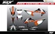 Fit KTM XCW XCFW EXC EXCF 2020 to 2023 & 2019 to 2022 SX SXF XC XCF graphic kit