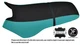 BLACK & TEAL CUSTOM FITS SEA DOO XP 93-96 AUTOMOTIVE VINYL SEAT COVER + STRAP