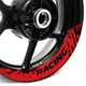 For Yamaha YZF-R1M 15-24 23 22 Wheel Inner Rim Stickers 17 inch S08B Light Red