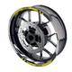 Yellow AA01 17 INCH RIM DECALS STICKER KIT For Honda CBR650F 14 15 16 17 18